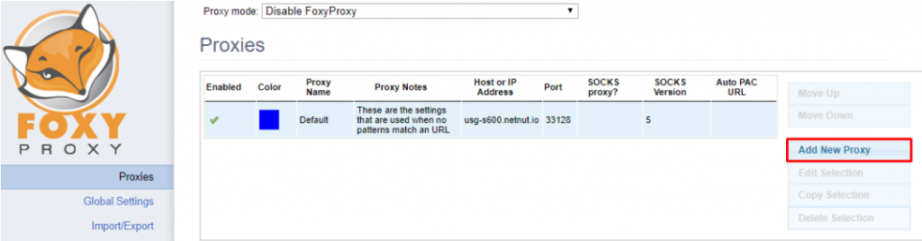 How to Configure Proxy Settings on FoxyProxy